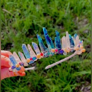 Mermaid Quartz Crystal Crown🧜‍♀️👸🏼🔮